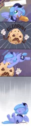 Size: 800x3205 | Tagged: artist:ende26, comic, cookie, cute, derpibooru import, filly, princess luna, safe, woona, woona knight