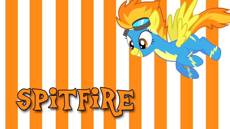 Size: 1920x1080 | Tagged: safe, artist:templarhappy, derpibooru import, spitfire, pegasus, pony, female, goggles, mare, simple, solo, vector, wallpaper, wonderbolts uniform