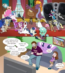 Size: 5760x6480 | Tagged: safe, artist:doublewbrothers, derpibooru import, applejack, berry punch, berryshine, bon bon, cranky doodle donkey, derpy hooves, doctor whooves, featherweight, fluttershy, kevin (changeling), lyra heartstrings, matilda, mayor mare, octavia melody, pinkie pie, princess cadance, princess celestia, princess luna, queen chrysalis, rainbow dash, rarity, shining armor, steven magnet, sweetie drops, time turner, twilight sparkle, twilight sparkle (alicorn), vinyl scratch, alicorn, bugbear, changeling, changeling queen, donkey, earth pony, human, pegasus, pony, unicorn, slice of life (episode), :o, absurd resolution, adorabon, austin powers, belly, berrybetes, blushing, bon bond, bouquet, brony, cake, cakelestia, colt, comic, couch, crankilda, crankybetes, crying, cute, cutealis, cutedance, cuteling, doctorbetes, eyes closed, fat, featherbetes, female, filly, floppy ears, flower, foal, frown, glasses, grin, guitar, hoof hold, jumping, lyrabetes, magnetbetes, male, mane six, mare, matildadorable, meme, open mouth, parent, plot, rice, sad, season 5 comic marathon, secret agent sweetie drops, shining adorable, shiningcadance, shipping, sitting, smiling, stallion, straight, stuffed, stuffed belly, target demographic, tavibetes, television, thanks m.a. larson, vinylbetes, wall of tags, watching, wide eyes, worried
