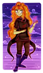 Size: 720x1224 | Tagged: safe, artist:lelka-philka, derpibooru import, adagio dazzle, equestria girls, crossover, god tier, hero of blood, homestuck, solo, thief of blood