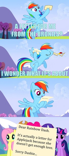 Size: 1280x2880 | Tagged: applejack, brony, caption, derpibooru import, edit, edited screencap, exploitable meme, fluttershy, letter, letter meme, meme, pinkie pie, rainbow dash, rarity, safe, screencap, twilight sparkle, wonderbolts academy