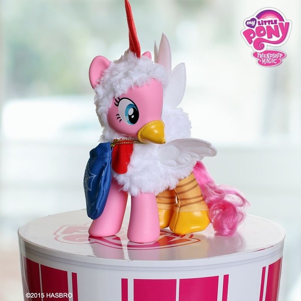 Size: 800x800 | Tagged: animal costume, chicken pie, chicken suit, clothes, costume, derpibooru import, pinkie pie, safe, san diego comic con, toy