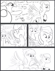 Size: 2550x3300 | Tagged: artist:cosmonaut, blushing, cloudchaser, comic, comic:chasing the scent, derpibooru import, female, hooves, male, monochrome, musk, nudity, older, preening, prone, rumble, rumblechaser, safe, sheath, shipping, straight, underhoof, unshorn fetlocks, wings