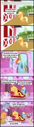 Size: 1024x3823 | Tagged: alternate hairstyle, applejack, artist:bronybyexception, ask, ask honest applejack, comic, derpibooru import, gold digger, manipulation, rainbow dash, rarity, role reversal, safe, sweetie belle, tumblr