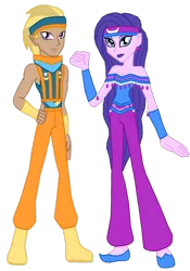 Size: 1118x1600 | Tagged: safe, artist:ferrokiva, derpibooru import, amira, haakim, saddle arabian, equestria girls, equestria girls-ified, simple background, transparent background, vector