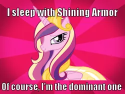 Size: 640x480 | Tagged: artist:lunaticdawn, derpibooru import, funny, implied sex, meme, princess cadance, relationship, revealed facts, shining armor, suggestive