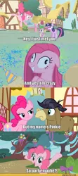 Size: 500x1131 | Tagged: bedroom eyes, call me maybe, comics, cranky doodle donkey, derpibooru import, donkey, pinkamena diane pie, pinkie pie, ponyville, safe, solo, song reference, spike, twilight sparkle