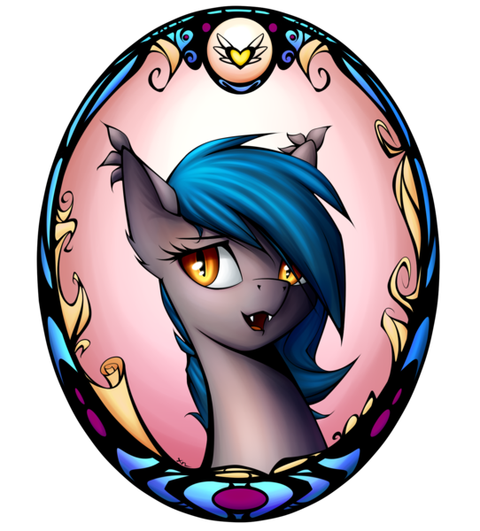 Size: 1500x1660 | Tagged: safe, artist:xn-d, derpibooru import, oc, oc:speck, unofficial characters only, bat pony, pony, portrait, solo