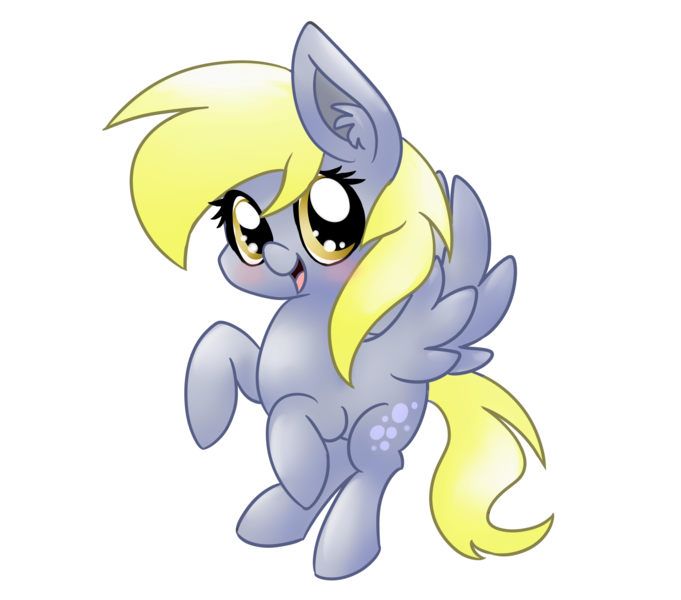 Size: 2937x2588 | Tagged: safe, artist:amberlea-draws, derpibooru import, derpy hooves, pegasus, pony, blushing, cute, derpabetes, ear fluff, female, flying, happy, looking at you, mare, open mouth, simple background, smiling, solo, spread wings, transparent background, weapons-grade cute, wings