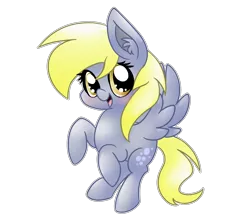 Size: 2937x2588 | Tagged: safe, artist:amberlea-draws, derpibooru import, derpy hooves, pegasus, pony, blushing, cute, derpabetes, ear fluff, female, flying, happy, looking at you, mare, open mouth, simple background, smiling, solo, spread wings, transparent background, weapons-grade cute, wings