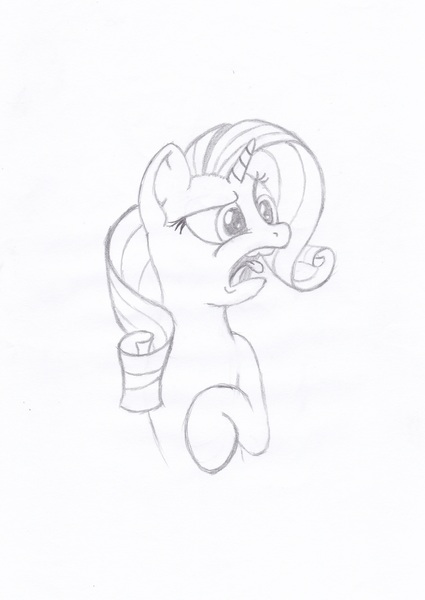 Size: 2904x4104 | Tagged: safe, artist:coltboy, derpibooru import, rarity, bust, disgusted, frown, glare, lineart, monochrome, open mouth, pencil drawing, simple background, solo, tongue out, traditional art, white background