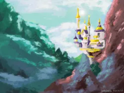 Size: 2000x1500 | Tagged: safe, artist:baitoubaozou, derpibooru import, canterlot, canterlot castle, scenery