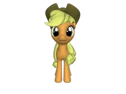 Size: 1200x900 | Tagged: safe, derpibooru import, applejack, earth pony, pony, 3d, apple family, female, freckles, hat, looking at you, mare, ponylumen, solo