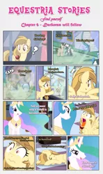 Size: 1919x3245 | Tagged: artist:estories, comic, comic:find yourself, derpibooru import, fancypants, oc, oc:alice goldenfeather, oc:blank novel, oc:captain white, princess celestia, safe, whitenovel