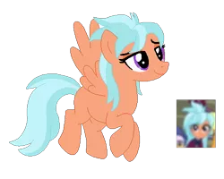 Size: 500x400 | Tagged: safe, artist:berrypunchrules, derpibooru import, frosty orange, ponified, equestria girls, friendship games, background human, equestria girls ponified, simple background, that was fast, transparent background