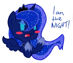 Size: 800x699 | Tagged: artist:lazymunchlax, blushing, derpibooru import, horseshoes, i am the night, princess luna, safe, simple background, solo, starry mane, transparent background