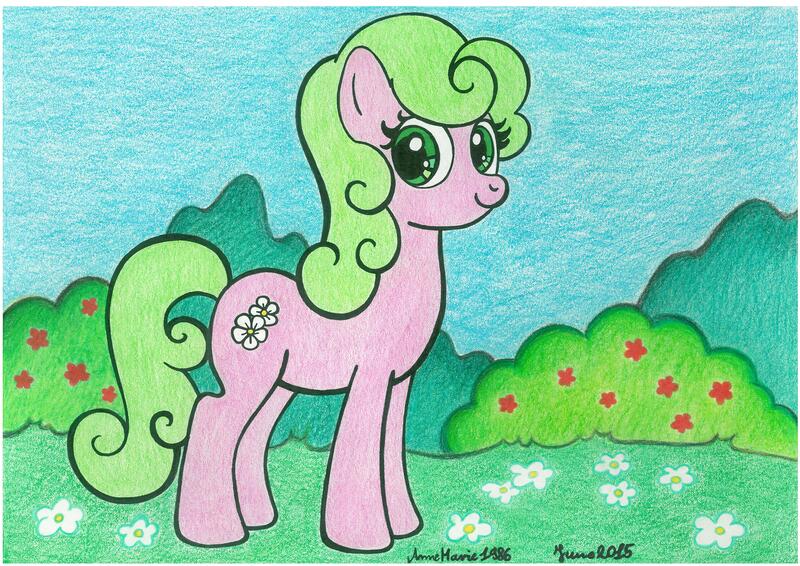 Size: 7015x4960 | Tagged: absurd resolution, artist:annemarie1986, daisy, derpibooru import, flower wishes, safe, solo, traditional art