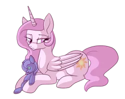 Size: 650x514 | Tagged: safe, artist:lulubell, derpibooru import, princess celestia, princess luna, crying, pink-mane celestia, plushie, simple background, transparent background, younger