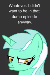 Size: 800x1200 | Tagged: amending fences, artist:allonsbro, derpibooru import, lyra heartstrings, lyra is not amused, pouting, safe, sour grapes, vector