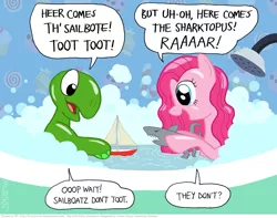 Size: 1024x805 | Tagged: safe, artist:kturtle, derpibooru import, pinkie pie, oc, oc:kinky turtle, anthro, turtle, anthro oc, bath, non-mlp oc