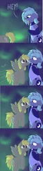 Size: 750x3000 | Tagged: safe, artist:skoon, derpibooru import, derpy hooves, princess luna, pony, naughty luna, bipedal, sock, tumblr