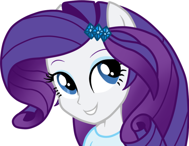 Size: 819x633 | Tagged: safe, artist:luchita27, derpibooru import, rarity, equestria girls, ponied up, pony ears, solo