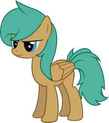 Size: 2705x3047 | Tagged: safe, artist:duskthebatpack, derpibooru import, oc, oc:spur bevel, unofficial characters only, pegasus, pony, female, frown, glare, mare, simple background, solo, transparent background, unamused, vector