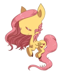 Size: 550x650 | Tagged: artist:lantaniel, chibi, derpibooru import, fluttershy, safe, solo