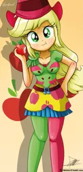 Size: 645x1321 | Tagged: safe, artist:the-butch-x, derpibooru import, applejack, equestria girls, rainbow rocks, beautiful, beautiful x, cute, hand on hip, jackabetes, solo