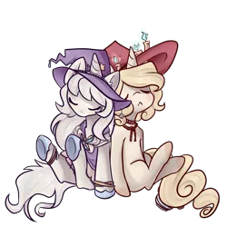 Size: 2000x2000 | Tagged: safe, artist:goshhhh, derpibooru import, oc, unofficial characters only, pony, unicorn, sleeping, witch