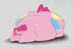 Size: 1155x786 | Tagged: artist:astr0zone, blob, chubby cheeks, derpibooru import, fat, impossibly large belly, impossibly large butt, morbidly obese, obese, piggy pie, pinkie pie, plot, pudgy pie, raised tail, safe