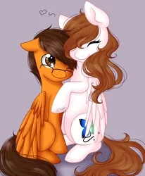 Size: 756x919 | Tagged: safe, artist:bl00dyroses, derpibooru import, oc, unofficial characters only, pegasus, pony, glasses, heart, hug