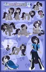 Size: 1160x1804 | Tagged: safe, artist:jadedjynx, derpibooru import, oc, oc:lene nezumi, unofficial characters only, bat pony, breezie, earth pony, pony, equestria girls, clothes, dress, equestria girls-ified, female, filly, foal, gala dress, my little sterelis, ponied up, reference sheet, wet mane