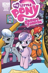 Size: 2063x3131 | Tagged: apple bloom, artist:ponygoddess, cameo, cover, cutie mark crusaders, derpibooru import, diamond tiara, idw, idw advertisement, prancy drew, safe, scooby doo, scootaloo, silver spoon, spoiler:comic, spoiler:comicff16, sweetie belle, velma dinkley