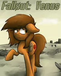Size: 1280x1584 | Tagged: artist:marsminer, cover, derpibooru import, fallout equestria, fallout venus, oc, oc:venus spring, saddle bag, safe, solo, unofficial characters only