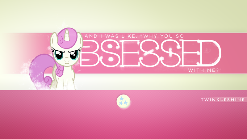 Size: 1920x1080 | Tagged: safe, artist:adrianimpalamata, artist:likonan, derpibooru import, twinkleshine, alicorn, pony, female, looking at you, lyrics, mare, mariah carey, obsessed, solo, song reference, tired of your shit, vector, wallpaper