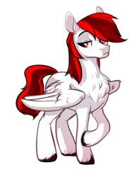 Size: 759x978 | Tagged: safe, artist:locksto, derpibooru import, oc, unofficial characters only, pegasus, pony, chest fluff, male, solo, stallion, unshorn fetlocks