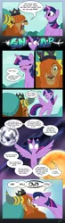 Size: 1565x5340 | Tagged: safe, artist:didj, derpibooru import, prince rutherford, twilight sparkle, twilight sparkle (alicorn), alicorn, pony, yak, party pooped, badass, comic, epic rebuttal, female, glowing eyes, mare, reality ensues