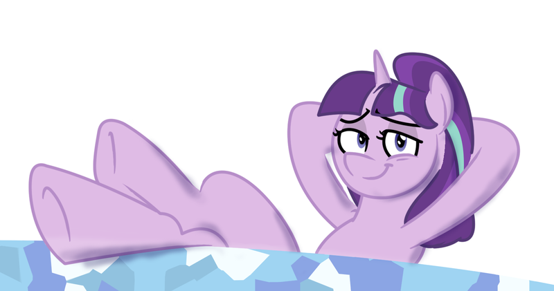 Size: 1519x800 | Tagged: animatic, arm behind head, artist:mightyshockwave, castle, comic con, crossed legs, cutie map, derpibooru import, hooves on the table, lidded eyes, looking at you, map, s5 starlight, safe, san diego comic con, simple background, smirk, smug, smuglight glimmer, starlight glimmer, :t, the cutie re-mark, underhoof, welcome home twilight, white background