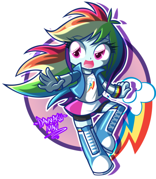 Size: 3228x3700 | Tagged: safe, artist:danmakuman, derpibooru import, rainbow dash, equestria girls, chibi, cute, danmakuman is trying to murder us, dashabetes, simple background, sweatband, transparent background, vector, wristband