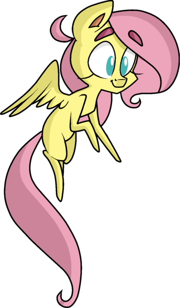 Size: 921x1577 | Tagged: artist:strangiesleepy, blank flank, derpibooru import, filly, floating, fluttershy, looking at something, safe, simple background, solo, transparent background, younger