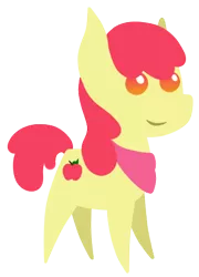 Size: 349x486 | Tagged: safe, artist:timid tracks, derpibooru import, apple bloom, earth pony, pony, applebuck, commission, cute, male, pointy ponies, rule 63, solo