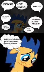 Size: 1600x2616 | Tagged: artist:t-mack56, base used, crying, derpibooru import, feels, flash sentry, flash sentry drama, haters gonna hate, meme, safe