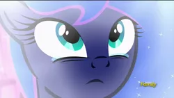 Size: 1920x1080 | Tagged: safe, derpibooru import, screencap, princess luna, do princesses dream of magic sheep, crying, discovery family, discovery family logo