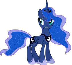Size: 5981x5420 | Tagged: safe, artist:illumnious, derpibooru import, princess luna, do princesses dream of magic sheep, absurd resolution, simple background, solo, .svg available, transparent background, vector, worried