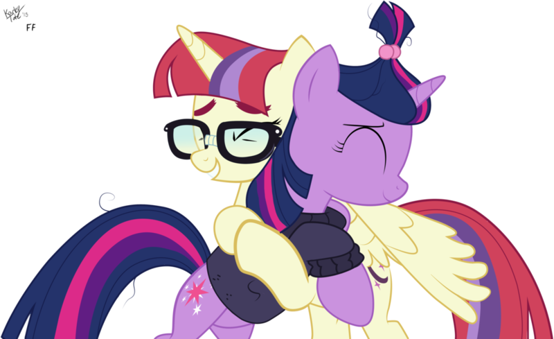 Size: 1024x626 | Tagged: safe, artist:faunafay, derpibooru import, moondancer, twilight sparkle, alicorn, pony, amending fences, alicornified, alternate hairstyle, alternate universe, cute, daaaaaaaaaaaw, dancerbetes, moondancercorn, race swap, role reversal, simple background, transparent background, twiabetes