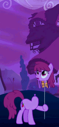 Size: 484x1032 | Tagged: safe, derpibooru import, screencap, berry punch, berryshine, balloon pony, earth pony, pony, do princesses dream of magic sheep, season 5, :d, animated, balloon punch, context is for the weak, cropped, d:, detachable head, didn't think this through, disembodied head, female, floating, frown, gif, headless, hoof hold, i must go, i've made a huge mistake, image, instant regret, it was at this moment that she knew she fucked up, looking down, looking up, mare, modular, not an edit, open mouth, raised hoof, regret, shared dream, smiling, solo, uh oh, wat, what has science done