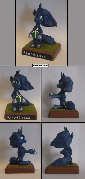 Size: 832x1757 | Tagged: artist:ubrosis, derpibooru import, irl, photo, princess luna, safe, sculpture, solo