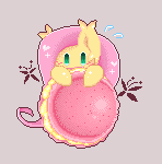 Size: 148x150 | Tagged: artist:ahimay, derpibooru import, fluttershy, food, macaron, pixel art, safe