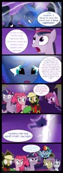 Size: 1700x4600 | Tagged: :|, alicorn, applejack, artist:pandramodo, bad end, balloon punch, berry punch, berryshine, comic, derpibooru import, do princesses dream of magic sheep, equestria is doomed, flutterbat, fluttershy, mane six, mistress marevelous, pinkie pie, power ponies, power ponies (episode), princess luna, rainbow dash, rarity, reality ensues, safe, scene parody, tantabus, twilight sparkle, twilight sparkle (alicorn), xk-class end-of-the-world scenario, zapp